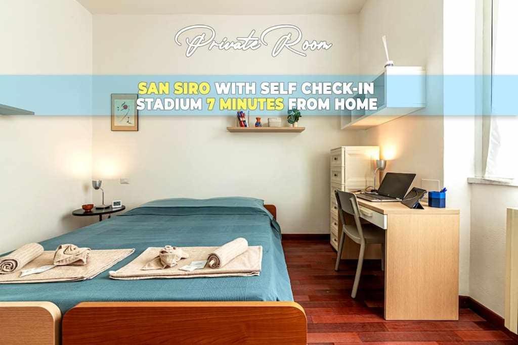San Siro A 7 Minuti Stanza Top Con Zone Comuni Milan Exterior photo